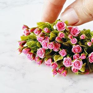 Miniatures Tiny roses ,Tiny Flowers , Decorative miniature , Fairy Garden ,Tiny House ,Doll house ,miniature decors ,home decor , Handmade