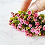 Miniatures Tiny roses ,Tiny Flowers , Decorative miniature , Fairy Garden ,Tiny House ,Doll house ,miniature decors ,home decor , Handmade