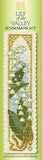 Textile Heritage Lily of The Valley Counted Cross Stitch Bookmark Kit