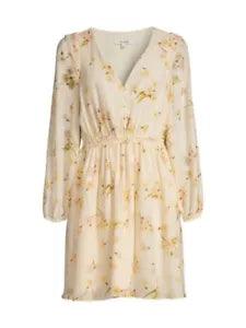 NEW LISTINGNWT $138 Madewell Cate Floral Print Long Sleeve Dress Color Carnation Size Large