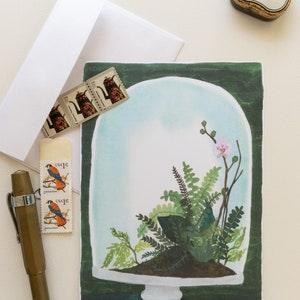 Bell Jar Orchid Printable Stationery Letter Paper and Journaling Spot
