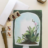 Bell Jar Orchid Printable Stationery Letter Paper and Journaling Spot