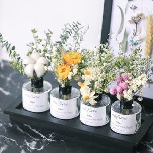 14 style small bouquet with vase??dried flowers bouquet??dry flowers arrangement??desktop bouquet ornament??special gift??home decor