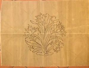 Vintage Tapestry Carnations Floral Flowers 26??? X 19.5??? Canvas To Stitch Printed