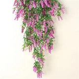 Plastic Flowers Living Room Lavender Wall Decoration Plant Hanging Hanging Fake