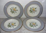 Princess Golden Peony Tru Tone 4 Soup Cereal Salad Bowls Very Good