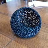 Orchid Voronoi spheres pattern with built in basin