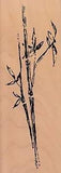 long lily art impressions Wood Mounted Rubber Stamp 2 1/2 x 6 3/4" New