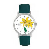Toff London TLWS-59301 Ladies Yellow Lily Flower Watch
