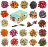 100% Natural Dried Flowers, Herbs Kit for Soap Making, DIY Candle Making, Bath