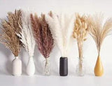 110 PCS Dried Pampas Grass Bouquet, Boho Table Decor, 110pcs