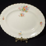 J & G Meakin Sol floral bouquet serving plate serving dish 11-1/2