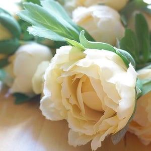 Butter Yellow Ranunculus (FB0073-01) | artificial flower ¡§C DIY bride ¡§C flower crown ¡§C wedding ¡§C home living ¡§C wreath ¡§C centerpieces ¡§C home