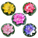 5Pcs 10 gallon fish tank Floating Aquarium Plants Lily Pads for Ponds