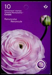 Canada 3376a Booklet MNH Flowers, Ranunculus