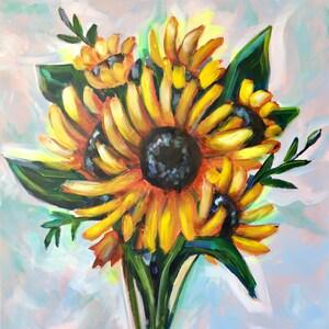 Sunflower Bouquet Print