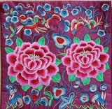 New Chinese silk handmade embroider Decoration--peony  MD022