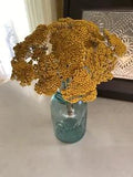 Golden YARROW Bunch BOUQUET Bundle DRIED FLOWERS