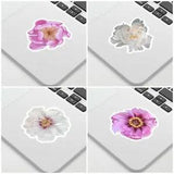 Peony Flowers 4 Pack 2-3 Inch Stickers