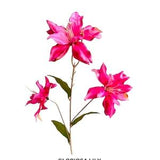 Artificial Lily Gloriosa Lily for Wedding Decor Farmhouse Craft Supplies For Wreath Making Supplies Silk Flowers