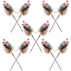 Christmas Party Table Decoration Artificial Pine Pick Plants