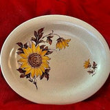 Vintage Wood and Sons Ironstone Sundowner pattern platter