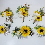 Sunflower Boutonnieres Groomsmen Flowers Wedding  Boutonniere Berries boutonniere Rustic Boutonniere, Boutonniere for groom, groomsmen