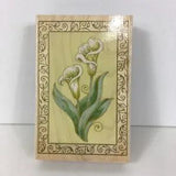 3263H Calla Lilly Rubber Stampede Stamp Delta 2002 Suzanne Nicoll Framed Lily WM