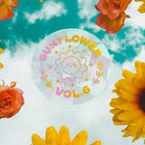 Sunflower Suncatcher Sticker | Rainbow Maker Window Decal Holographic Prism Floral Plant Bouquet Fine Line Golden Aesthetic Cute Birthday