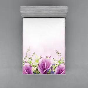 Flowers in Bloom Fitted Sheet Cover with All-Round Elastic Pocket in 4 Sizes
