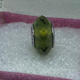 Pandora,?¡À Olive Green Fascinating ?¡ã S925ALE Murano Glass Charm, M1
