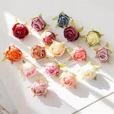 30pcs Rose Artificial Silk Flower Heads Party Wedding Bouquet Garland Home Decor