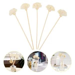 5 Pcs Diffuser Flower Sticks Reed Carnation Aromatherapy Rattan Dried Flowers