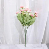 Silk carnation artificial flowers bouquet wedding home living room decor...