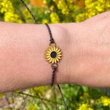 Sunflower Bracelets | Hand Made Bracelets | Macrame Bracelets | Friendship Bracelet | Gift Her | Gift