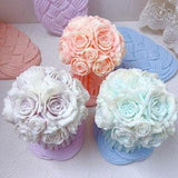 Flower Bouquet Candle Mold Table Decoration Peony Floral Bouquet Pillar Silicone Mold Luxury Unique Wedding Gift