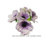 Real Touch Artificial Anemone Flowers for Wedding Bouquet Wreath Making Supplies for French Counttry Flowers for Farmhouse Kitchen Decor
