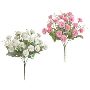 2 Pcs Simulation Carnation Home Decor Wedding Vases for Centerpieces Flower