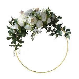 Rose Artificial Wreath Door Threshold Flowers Hanging Garland Wedding Fake Plant