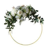 Rose Artificial Wreath Door Threshold Flowers Hanging Garland Wedding Fake Plant