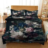 Peony Flower King 3D Printing Duvet Quilt Doona Covers Pillow Case Bedding Sets