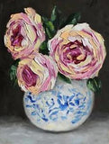 Pink Peony Gicl???e Fine Art Print Flowers Wall Art Floral Still LIfe Painting