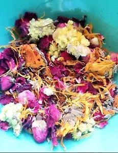 Dried Flowers, Dried Flower Mix, Dried Roses Lavender, Biodegradable Confetti