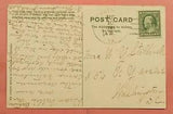 1909 DPO 1895-1935 BATNA VA VIRGINIA CANCEL RED CARNATION FLOWER POSTCARD