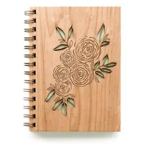 Ranunculus Flower Garden Gratitude Journal for Women with Blank Pages [Spiral Da