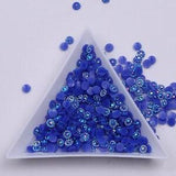 Sunflower- Sapphire AB Jelly-Flatback Resin Rhinestones-Non Hotfix-4mm-5mm-6mm-500 or 1000pcs