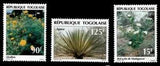 Togo?1995 - Flowers, Carnation, Periwinkle,  Agave - Set of 3 - 1635-1637 - MNH