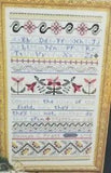 Amaryllis Artworks Lily Sampler cross stitch chart pattern floral folk art