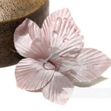 Coco Silk Orchid Millinery Flower Hat Mount for Millinery - Blush