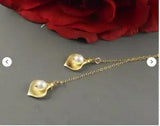 Lariat Necklace Y Necklace? Calla Lily Lariat Gold Plated Necklace Pendant